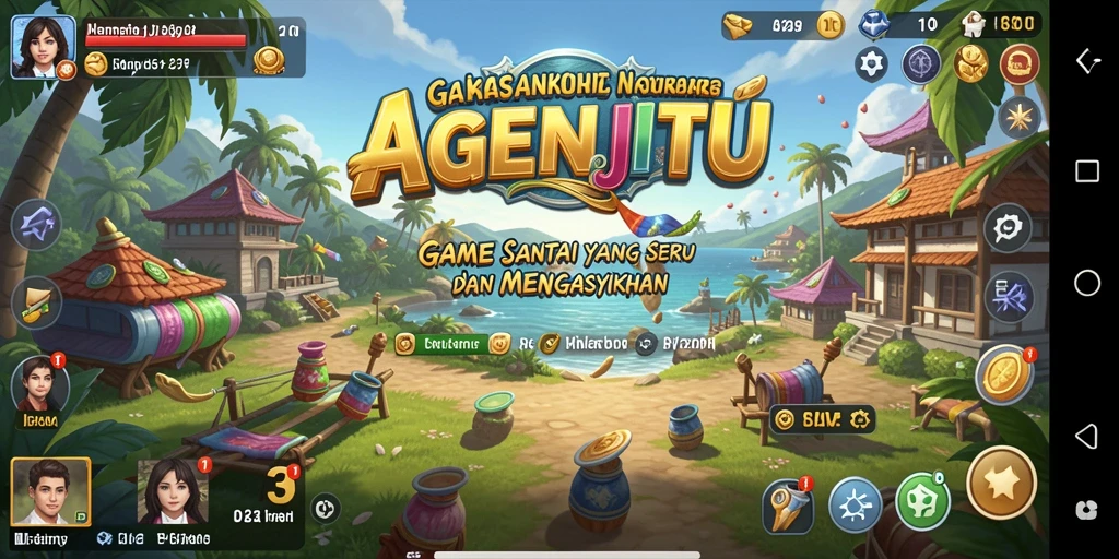 Tangkapan layar AGENJITU menampilkan gameplay yang seru dan menghibur.