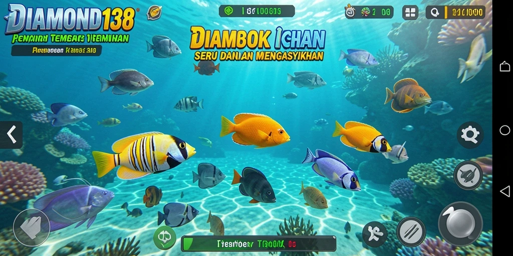 Gameplay seru menembak ikan di DIAMOND138.