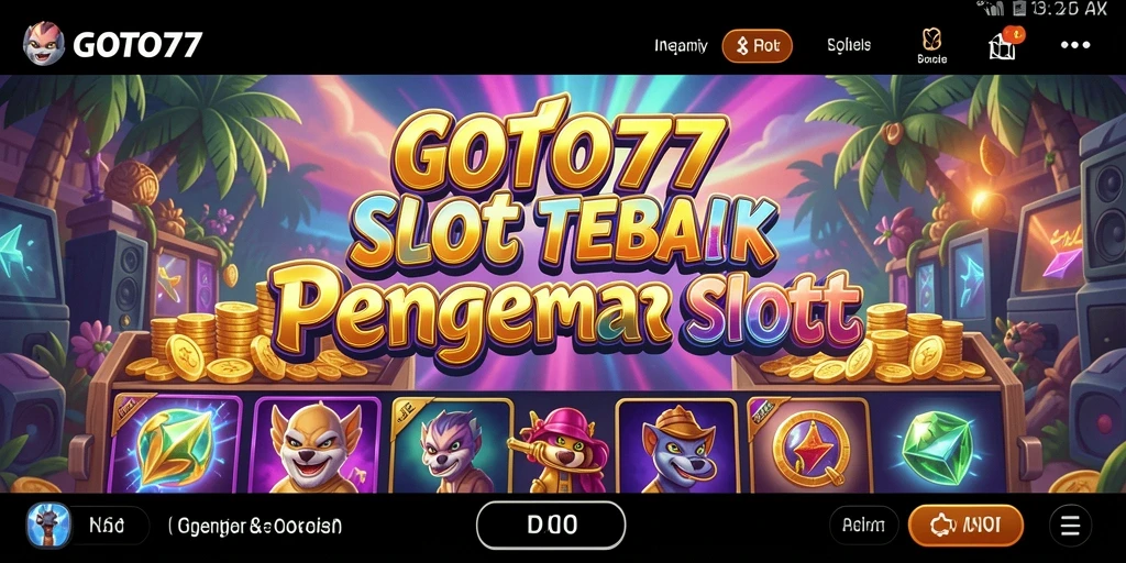 Tampilan gameplay Slot di GOTO77 yang mengasyikkan dan menarik.