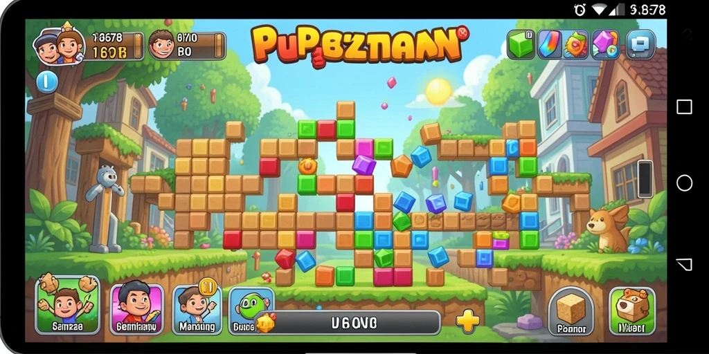 Screenshot gameplay ID678 menampilkan tantangan menarik dari puzzle.
