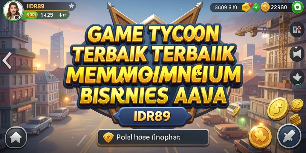 Skrin gameplay IDR89 menunjukkan detail manajemen bisnis yang mendebarkan.