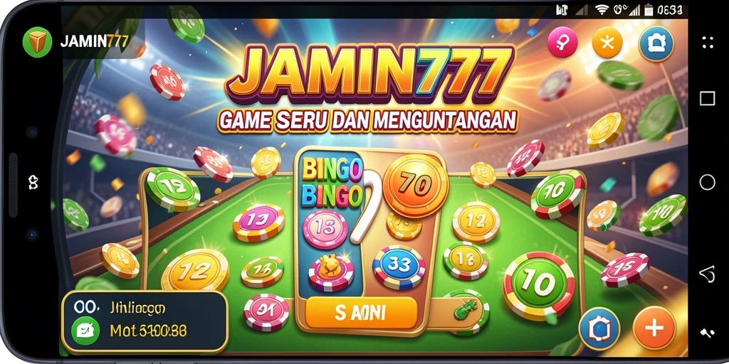 Screenshot gameplay Bingo yang menarik di JAMIN777.