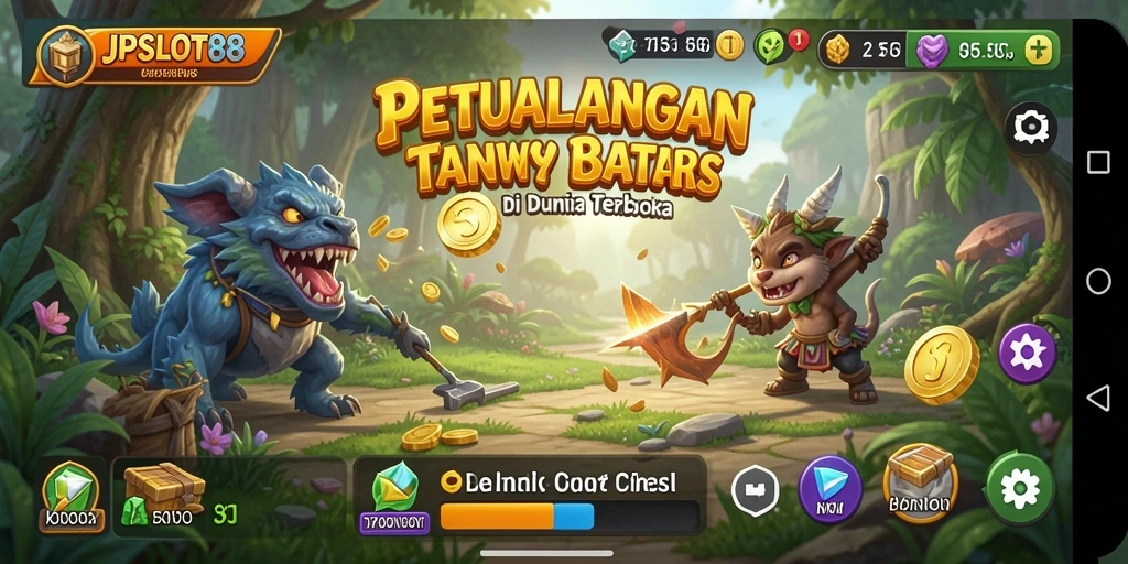Tampilan gameplay menakjubkan dalam dunia Open World JPSLOT88.