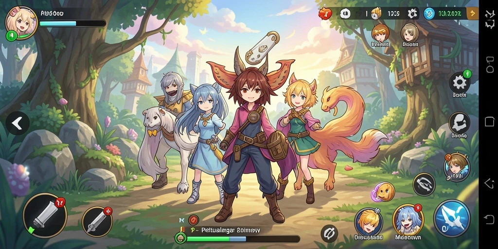Gameplay menarik L777 dengan karakter Anime unik.