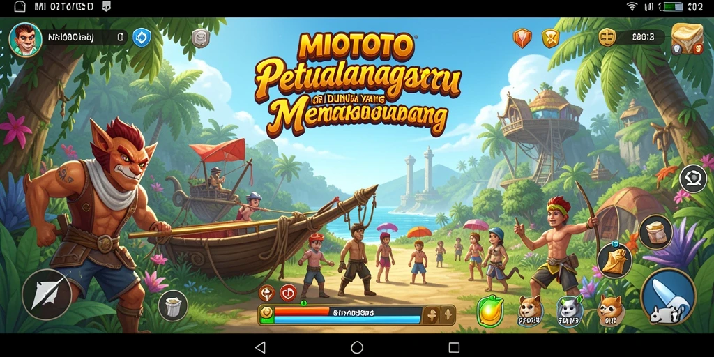 Tampilan gameplay MIOTOTO yang menarik dan penuh aksi.