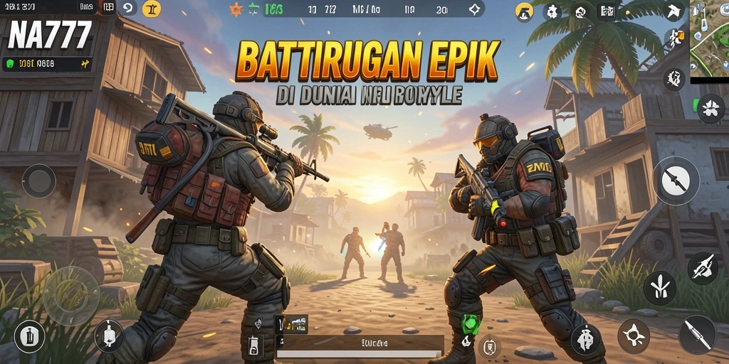 Tampilan aksi seru di NA777 saat pemain berjuang untuk bertahan hidup.