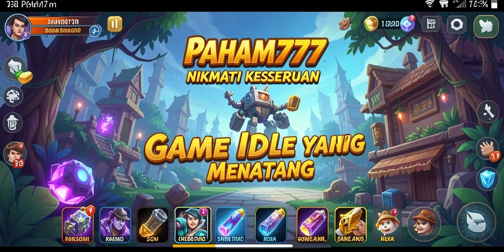 Tangkapan layar utama PAHAM777 menampilkan gameplay yang menarik dan intuitif.
