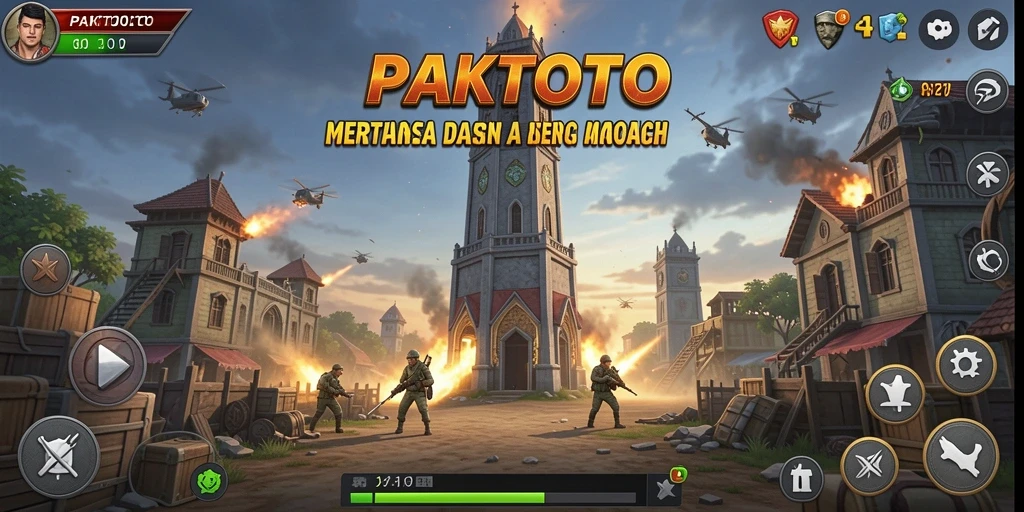 Menampilkan aksi pertahanan menara dalam PAKTOTO dengan grafis yang menarik.