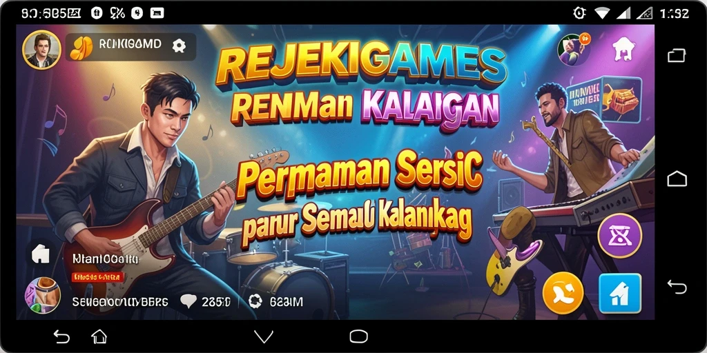 Tampilan gameplay REJEKIGAMES yang mengasyikkan dan penuh warna.