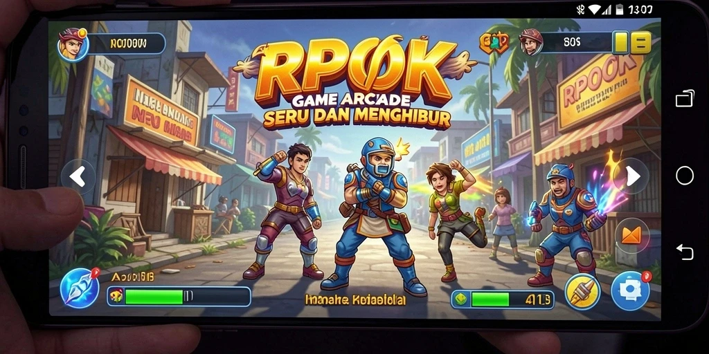 Tampak gameplay seru dari RPOK yang penuh tantangan.