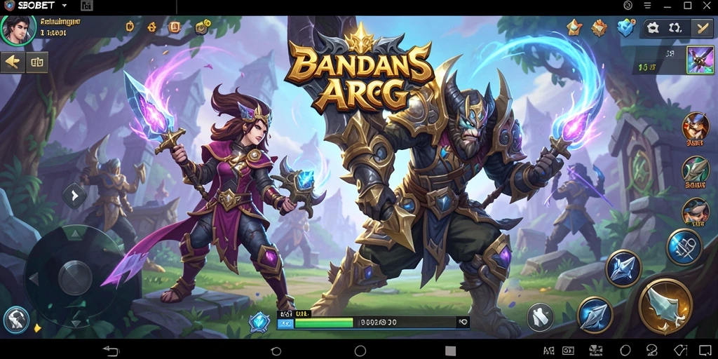 Gameplay seru SBOBET menampilkan pertarungan ARPG yang intens.