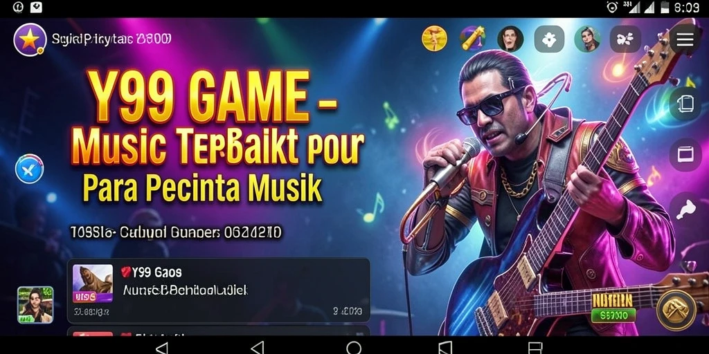 Gameplay seru dalam Y89 dengan berbagai alat musik.